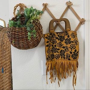 VTG boho leather purse 🌿